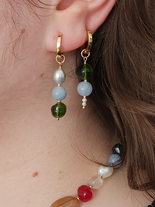 bead.bby x COUTU | Blue Lagoon Earrings