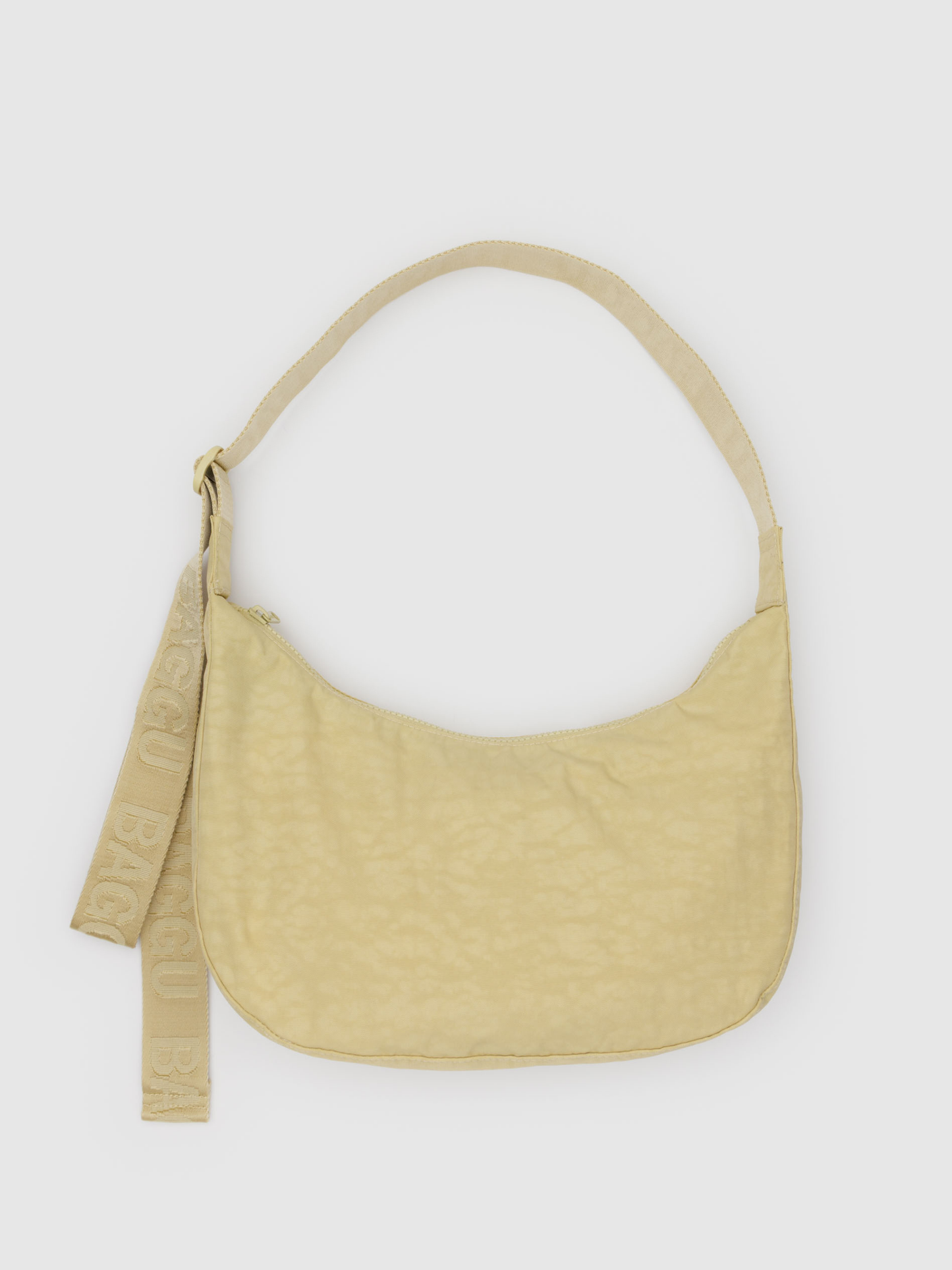 Medium Nylon Crescent Bag | Butter