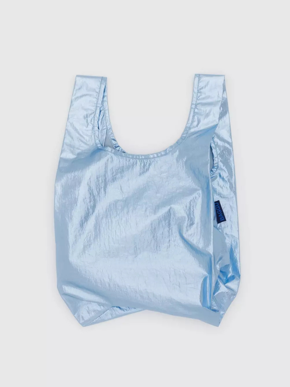 Baby Baggu | Metallic Light Blue