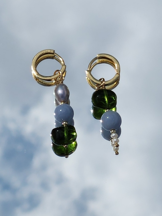 bead.bby x COUTU | Blue Lagoon Earrings