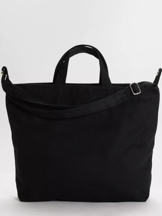 Horizontal Zip Duck Bag | Black