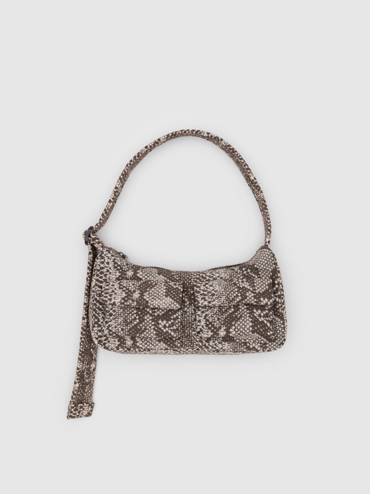 Cargo Shoulder Bag | Snakeskin