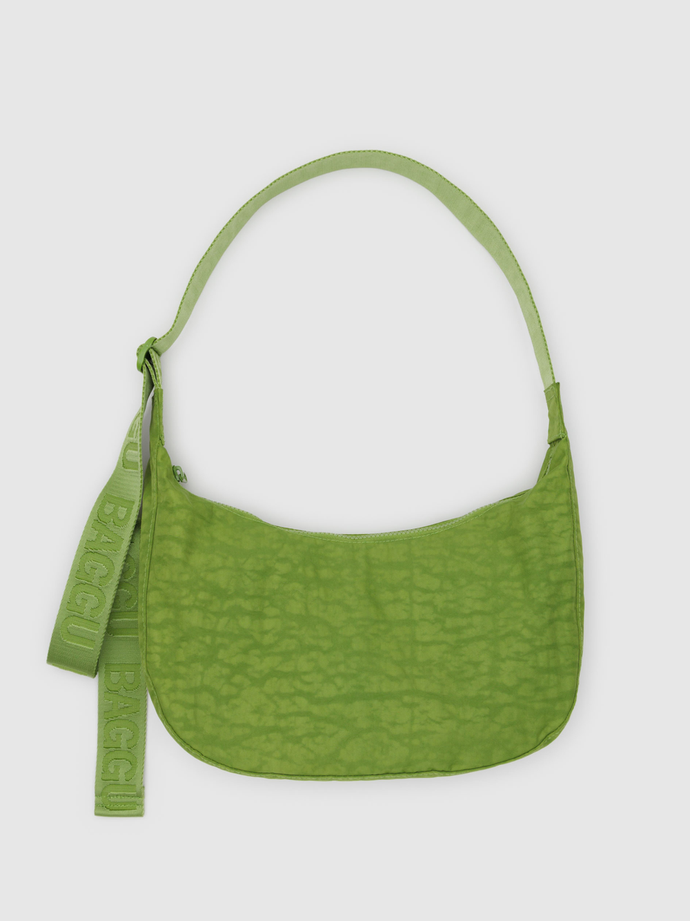 Medium Nylon Crescent Bag | Green Juice