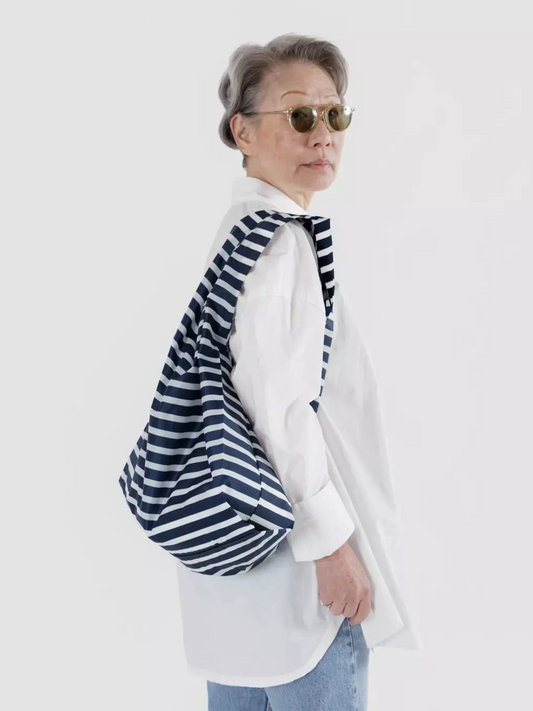 Standard Baggu | Navy Stripe