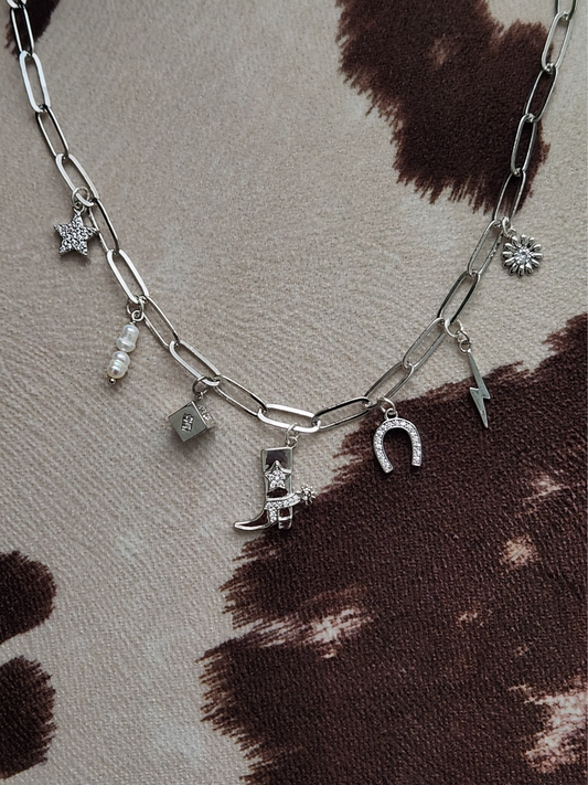 LIMITED EDITION | Western Charm Necklace - Silver