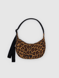 Small Nylon Crescent Bag | Leopard