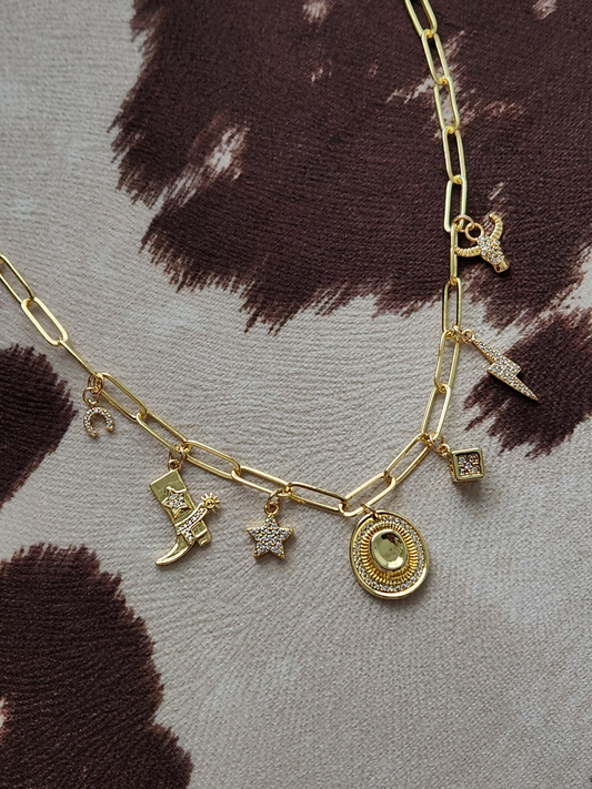 LIMITED EDITION | Western Charm Necklace - Gold