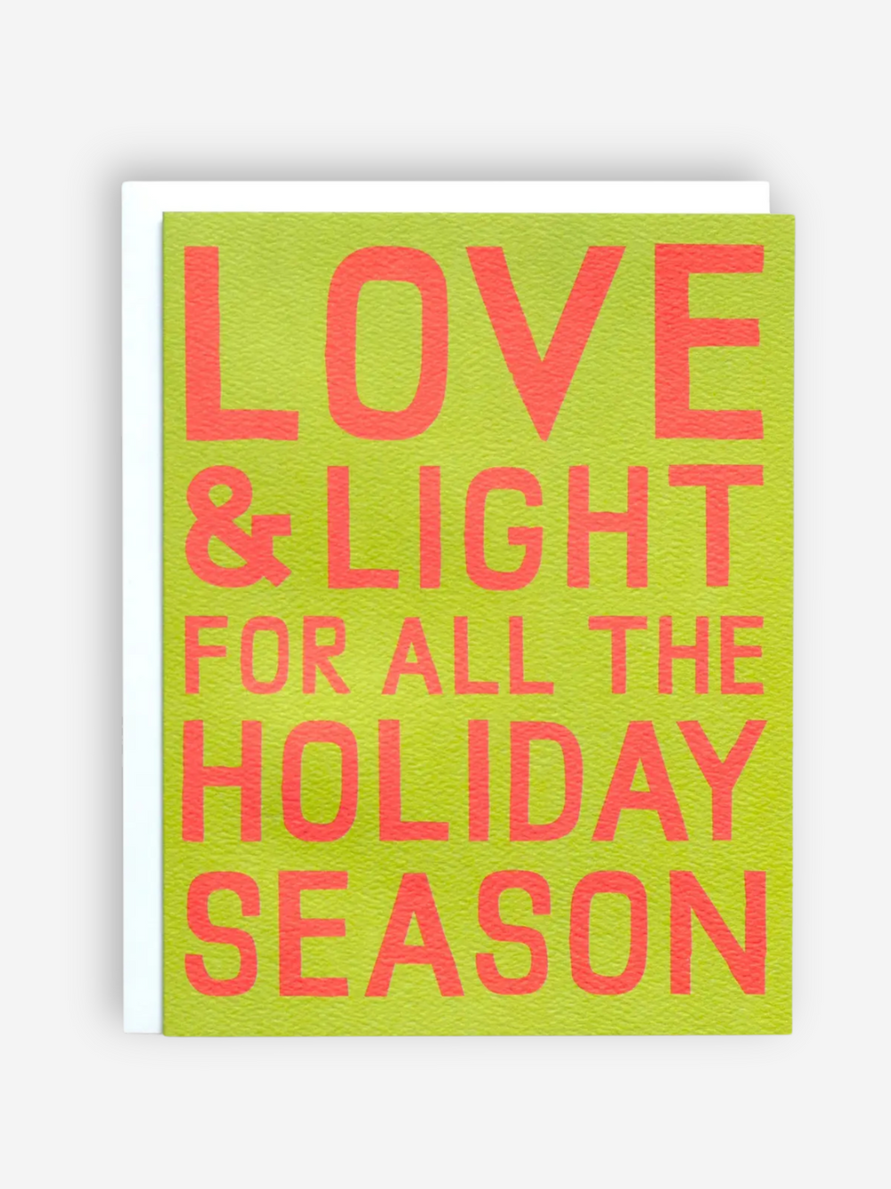 Love and Light Holiday Card