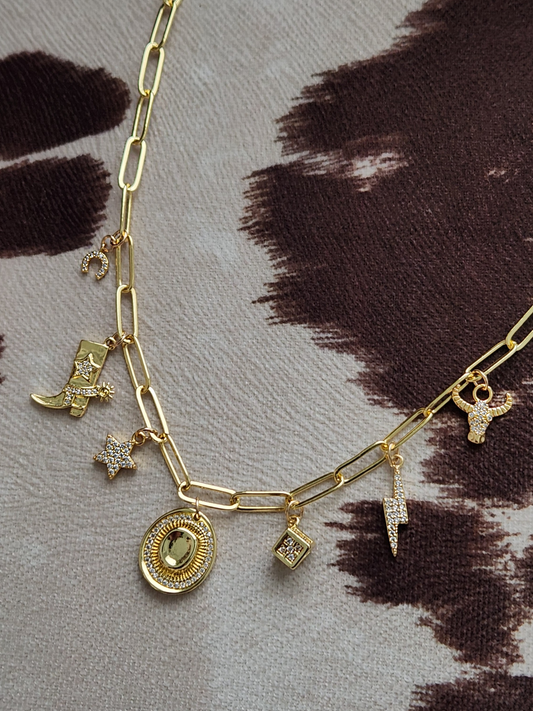 LIMITED EDITION | Western Charm Necklace - Gold