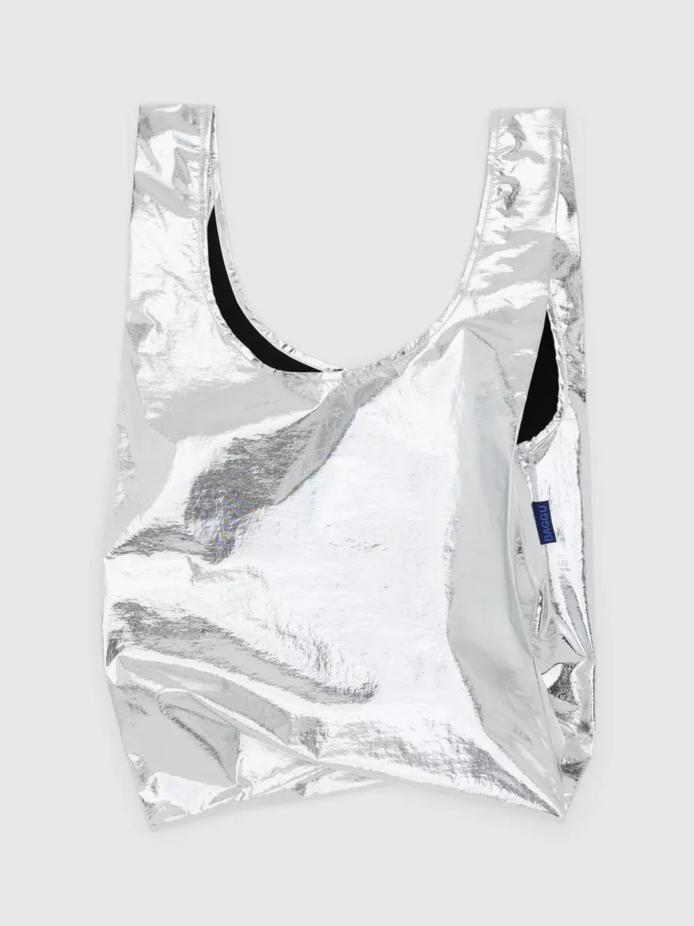 Standard Baggu | Metallic Silver