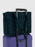 Small Cloud Carry-on | Navy Green Check