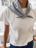 Cashmere Bandana | Heather Grey