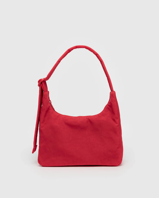 Mini Nylon Shoulder Bag | Candy Apple Red