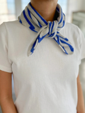 Cashmere Bandana | Blue Stripe