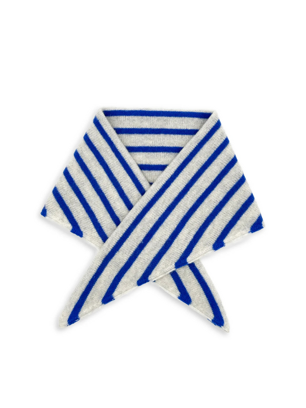 Cashmere Bandana | Blue Stripe