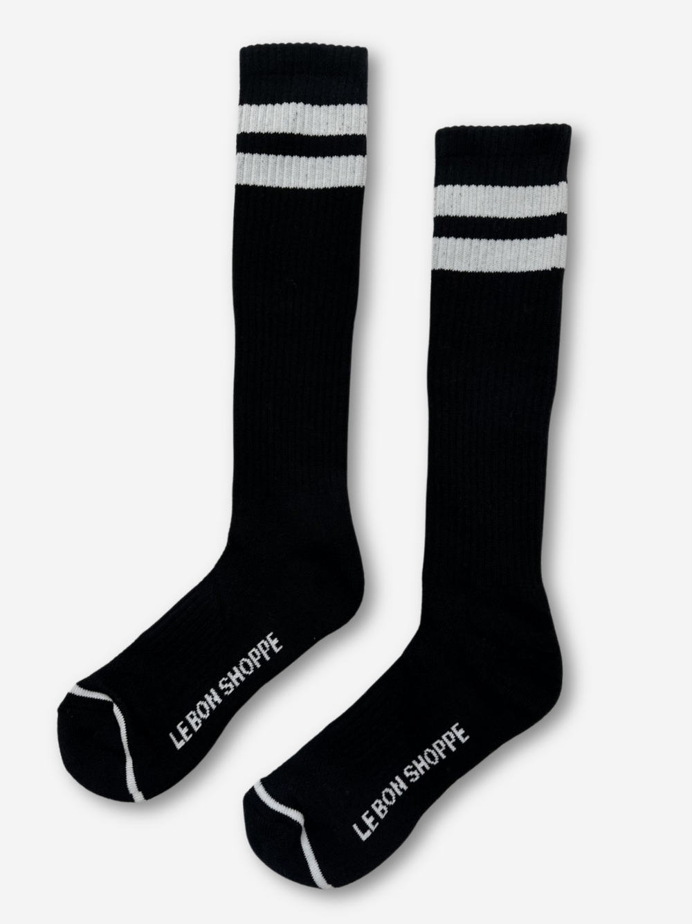 Knee High Boyfriend Socks | Black