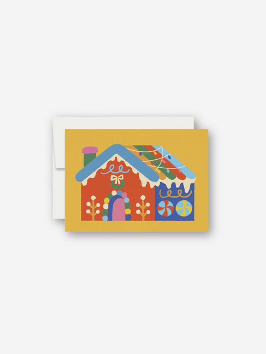 Candy House Miniature Card