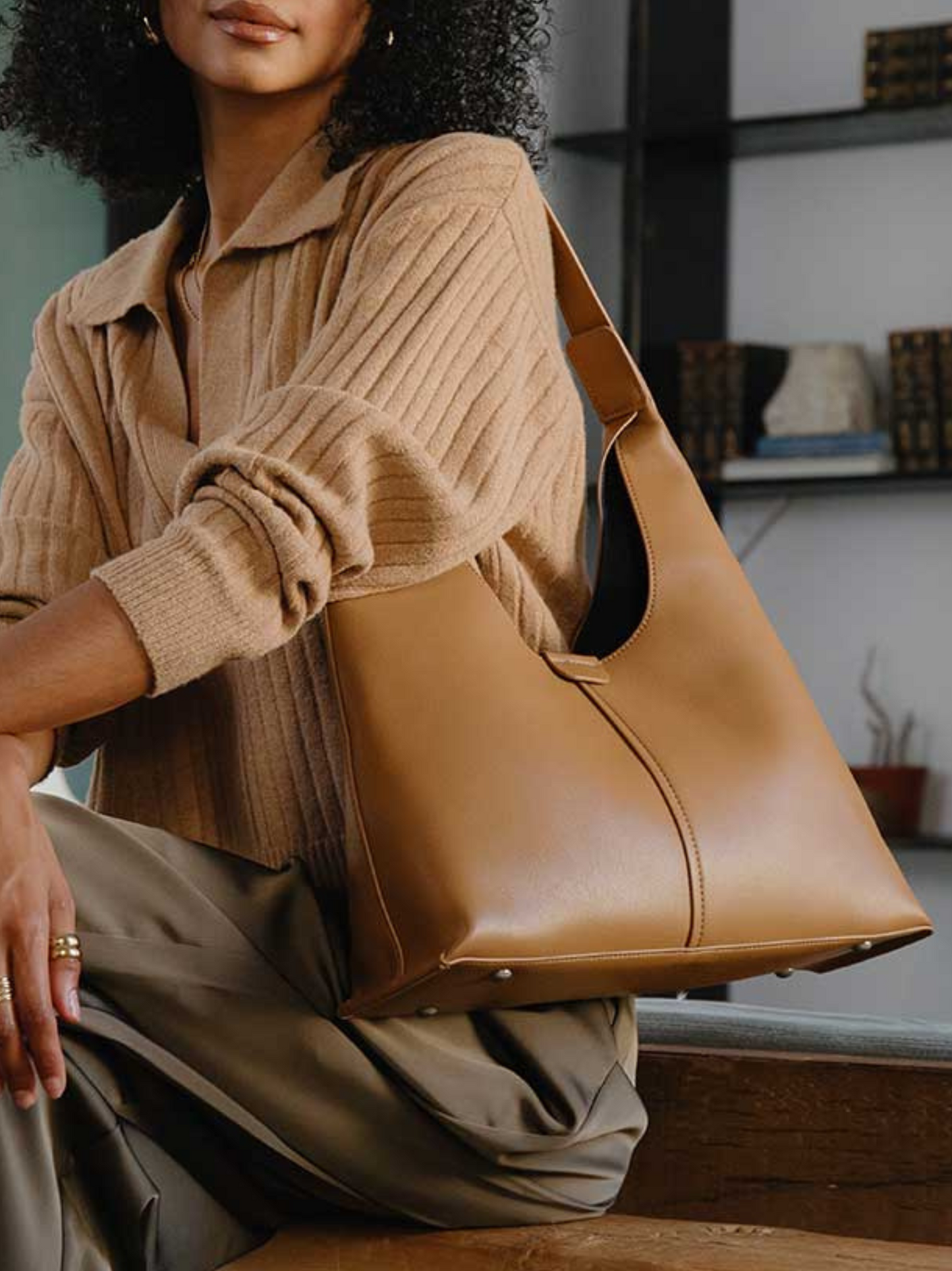 Carmen Shoulder Bag | Beige