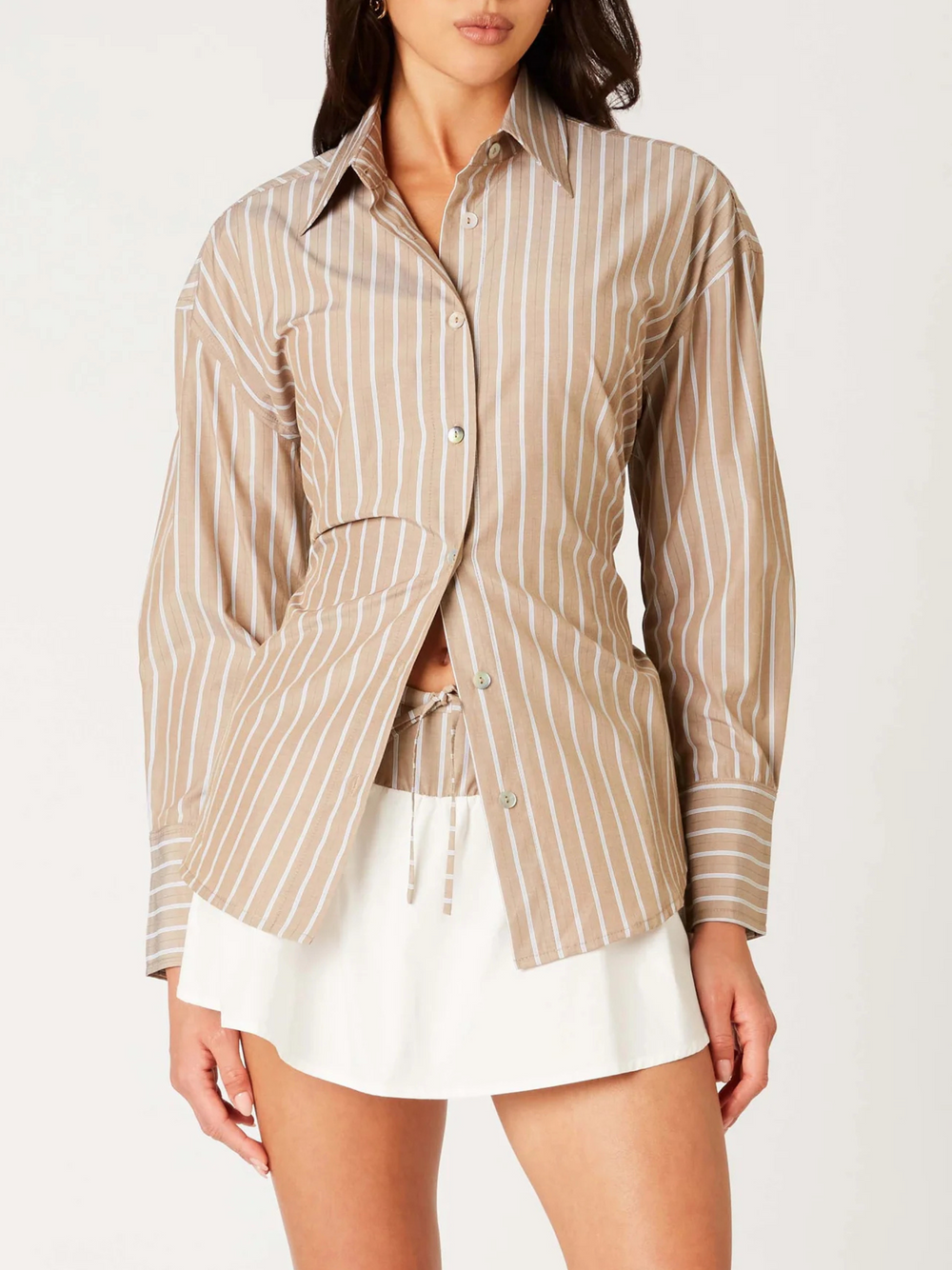 Jules Shirt | Taupe