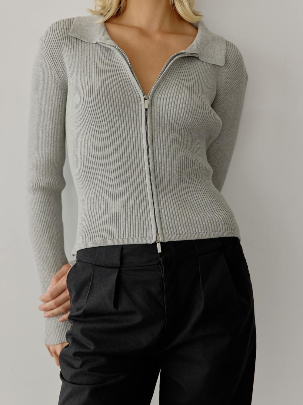 Kieran Top | Heather Grey