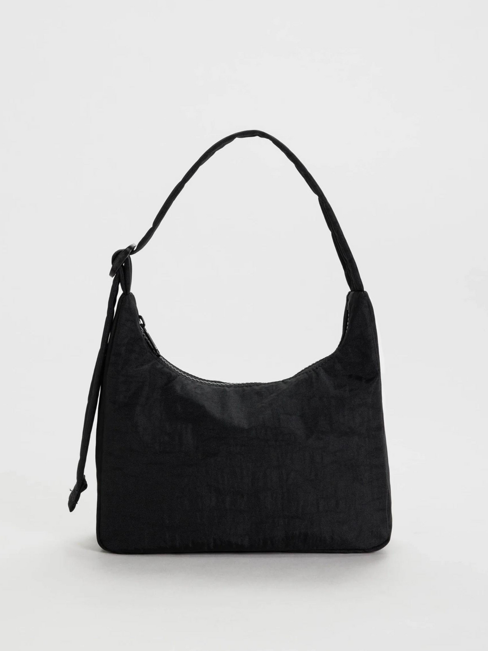 Mini Nylon Shoulder Bag | Black