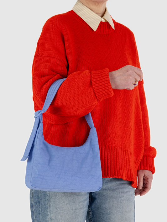 Mini Nylon Shoulder Bag | Cornflower