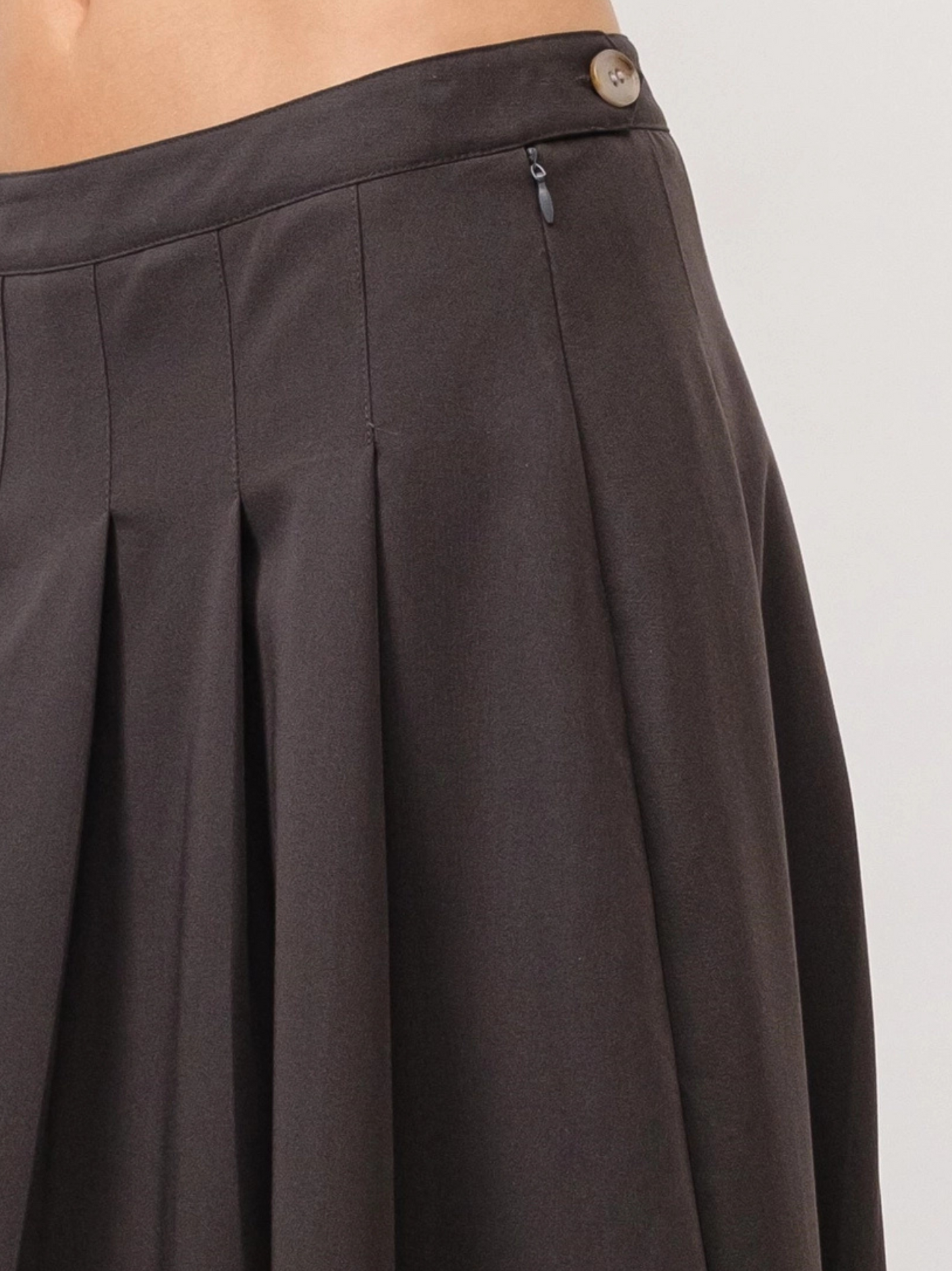 Penelope Pleated Midi Skirt