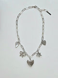 032 | silver 'sweetheart' charm necklace