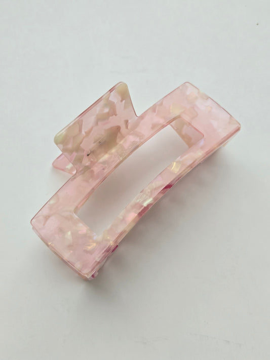 082 | iridescent pink hair clip