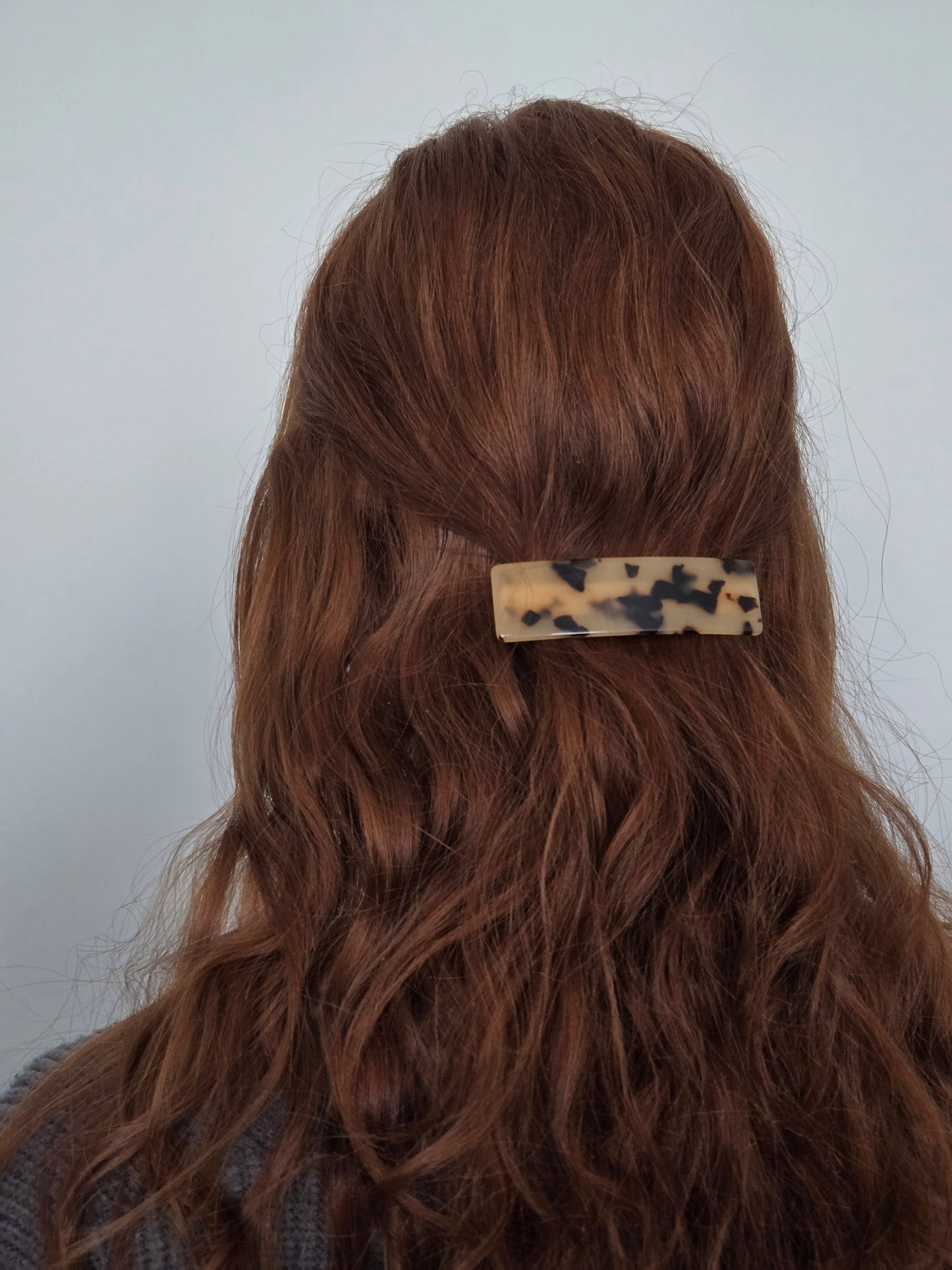 077 | tortoiseshell french barrette set of 2