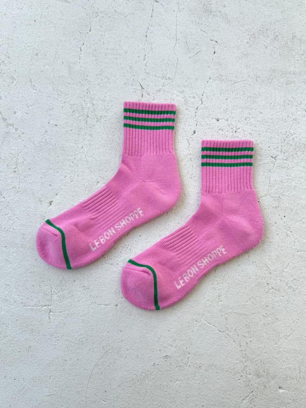 Girlfriend Socks | Rose Pink