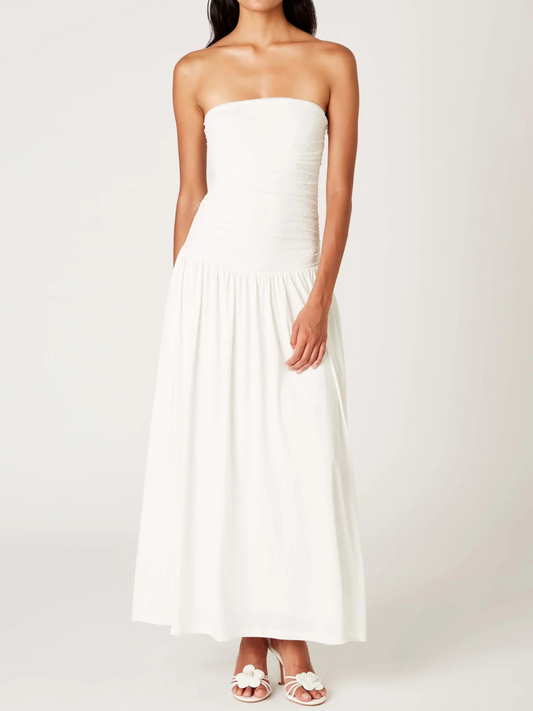 Santal Dress | White