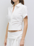 Saxon Top | White