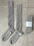 Schoolgirl Merino Socks | Grey Melange