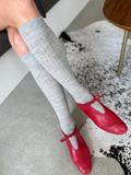 Schoolgirl Merino Socks | Grey Melange