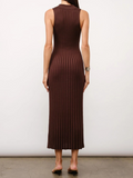 Solange Rib-Knit Maxi Dress