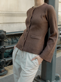 Tyler Cardigan | Chestnut Brown